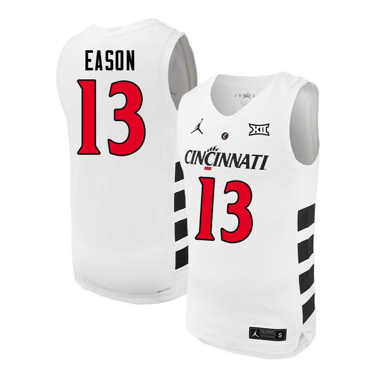 Tari Eason Cincinnati Jersey,Cincinnati Bearcats #13 Tari Eason Basketball Jersey Youth-White